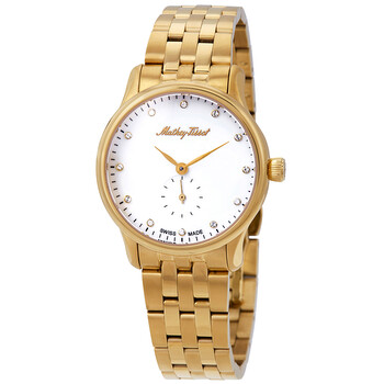 Đồng hồ Mathey-Tissot Edmond Metal Mặt Trắng Pha Lê D1886MPI Nữ Chính hãng Sale giá Rẻ tại XaXi World
