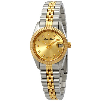 Đồng hồ Mathey-Tissot Mathey II Quartz Crystal Mặt Vàng D710BDI Nữ Chính hãng Sale giá Rẻ tại XaXi World