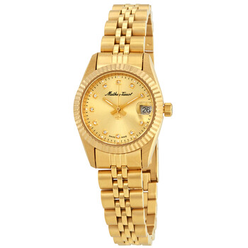 Đồng hồ Mathey-Tissot Mathey II Quartz Crystal Mặt Vàng D710PDI Nữ Chính hãng Sale giá Rẻ tại XaXi World