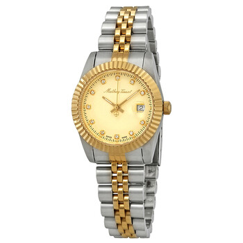 Đồng hồ Mathey-Tissot Mathey III Quartz Crystal Mặt Vàng D810BDI Nữ Chính hãng Sale giá Rẻ tại XaXi World
