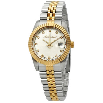 Đồng hồ Mathey-Tissot Mathey III Quartz Crystal Mặt Bạc D810BI Nữ Chính hãng Sale giá Rẻ tại XaXi World