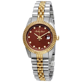 Đồng hồ Mathey-Tissot Rolly III Crystal Mặt Nâu D810BM Nữ Chính hãng Sale giá Rẻ tại XaXi World