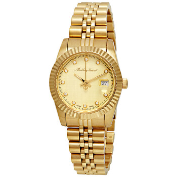 Đồng hồ Mathey-Tissot Mathey III Quartz Crystal Mặt Vàng D810PDI Nữ Chính hãng Sale giá Rẻ tại XaXi World