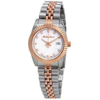 Đồng hồ Mathey-Tissot Mathey III Quartz Mặt Trắng Pha Lê D810RA Nữ Chính hãng Sale giá Rẻ tại XaXi World