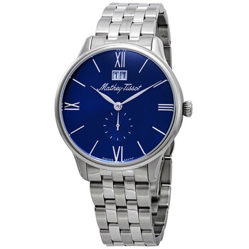 Đồng hồ Mathey-Tissot Edmond Metal Mặt Xanh H1886MABU Nam Chính hãng Sale giá Rẻ tại XaXi World