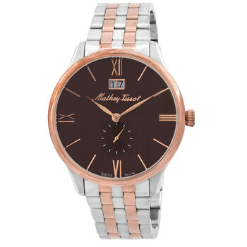 Đồng hồ Mathey-Tissot Edmond Metal Mặt Nâu H1886MRM Nam Chính hãng Sale giá Rẻ tại XaXi World