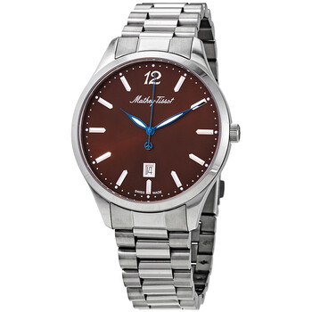 Đồng hồ Mathey-Tissot Urban Quartz Mặt Nâu H411MAM Nam Chính hãng Sale giá Rẻ tại XaXi World