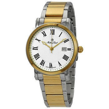 Đồng hồ Mathey-Tissot City Mặt Bạc H611251MBR Nam Chính hãng Sale giá Rẻ tại XaXi World