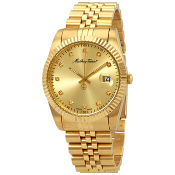 Đồng hồ Mathey-Tissot Mathey II Quartz Crystal Mặt Vàng H710PDI Nam Chính hãng Sale giá Rẻ tại XaXi World