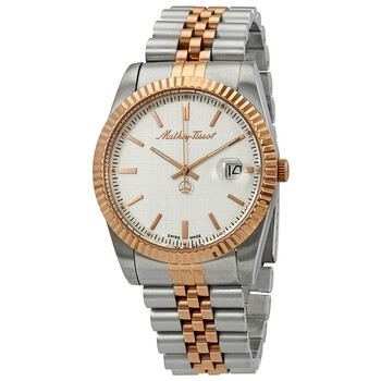 Đồng hồ Mathey-Tissot Mathey III Quartz Mặt Trắng Dây Demi H810RA Nam Chính hãng Sale giá Rẻ tại XaXi World