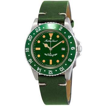 Đồng hồ Mathey-Tissot Mathey Vintage Quartz Mặt Xanh Lá H900ALV Nam Chính hãng Sale giá Rẻ tại XaXi World