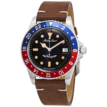 Đồng hồ Mathey-Tissot Mathey Vintage Automatic Mặt Đen Pepsi Bezel H900ATLR Nam Chính hãng Sale giá Rẻ tại XaXi World