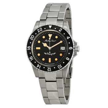 Đồng hồ Mathey-Tissot Mathey Vintage Automatic Mặt Đen 40 mm H900ATN Nam Chính hãng Sale giá Rẻ tại XaXi World