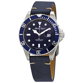 Đồng hồ Mathey-Tissot Mathey Vintage Quartz Mặt Xanh H9010ALBU Nam Chính hãng Sale giá Rẻ tại XaXi World