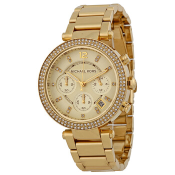Đồng hồ Michael Kors Parker Chronograph Mặt Sâm Banh MK5354 Nữ Chính hãng Sale giá Rẻ tại XaXi World
