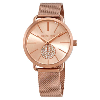 Đồng hồ Michael Kors Porita Mặt Hồng MK3845 Nữ Chính hãng Sale giá Rẻ tại XaXi World