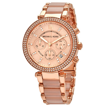 Đồng hồ Michael Kors Parker Blush Dial MK5896 Nữ Chính hãng Sale giá Rẻ tại XaXi World