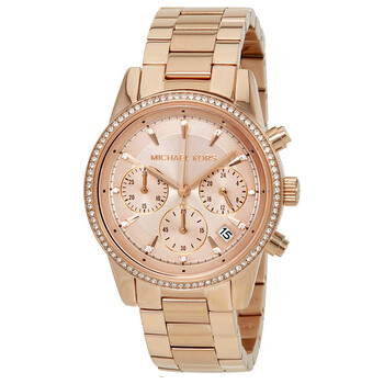 Đồng hồ Michael Kors Ritz Mặt Hồng MK6357 Nữ Chính hãng Sale giá Rẻ tại XaXi World