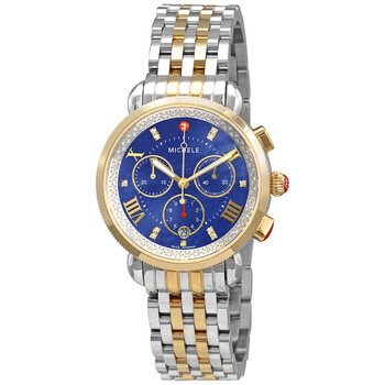 Đồng hồ Michele Sport Sail Chronograph Quartz Diamond Mặt Xanh MWW01C000144 Unisex Chính hãng Sale giá Rẻ tại XaXi World