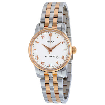 Đồng hồ Mido Baroncelli Automatic Mặt Trắng Dây Demi M76009N61 Nữ Chính hãng Sale giá Rẻ tại XaXi World