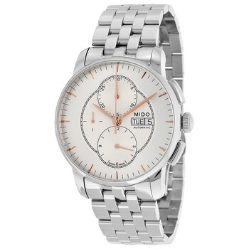Đồng hồ Mido Baroncelli Automatic Chronograph Mặt Bạc Stainless Steel M86074101 Nam Chính hãng Sale giá Rẻ tại XaXi World