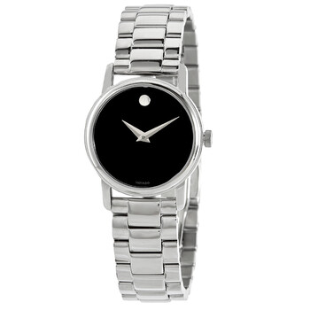 Đồng hồ Movado Classic Museum Quartz Mặt Đen 2100017 Nữ Chính hãng Sale giá Rẻ tại XaXi World