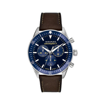Đồng hồ Movado Heritage Chronograph Quartz Mặt Xanh 3650121 Nam Chính hãng Sale giá Rẻ tại XaXi World