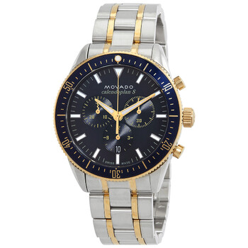 Đồng hồ Movado Heritage Chronograph Quartz Mặt Xanh 3650126 Nam Chính hãng Sale giá Rẻ tại XaXi World