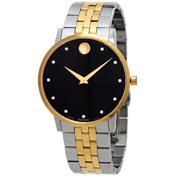 Đồng Hồ Movado Museum Classic Black Diamond Dial 0607202 Nam Sale
