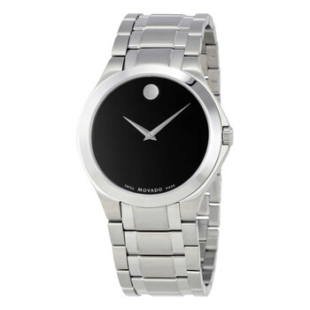 Đồng hồ Movado Collection Mặt Đen Stainless Steel 0606781 Nam Chính hãng Sale giá Rẻ tại XaXi World