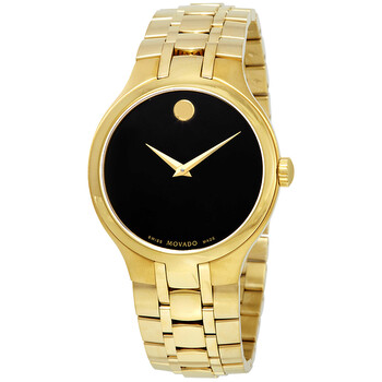 Đồng hồ Movado Mặt Đen Yellow Gold PVD 0607227 Unisex Chính hãng Sale giá Rẻ tại XaXi World
