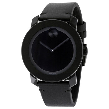 Đồng hồ Movado Bold Black Museum Dial Dây Da Đen 3600306 Unisex Chính hãng Sale giá Rẻ tại XaXi World