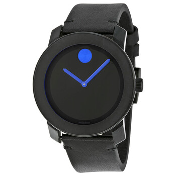 Đồng hồ Movado Bold Quartz Mặt Đen Dây Da Đen 3600307 Nam Chính hãng Sale giá Rẻ tại XaXi World