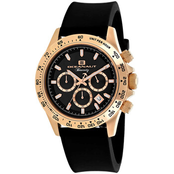 Đồng hồ Oceanaut Biarritz Chronograph Quartz Mặt Đen OC6119R Nam Chính hãng Sale giá Rẻ tại XaXi World