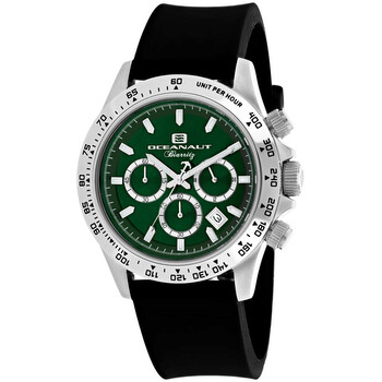 Đồng hồ Oceanaut Biarritz Chronograph Quartz Mặt Xanh Lá OC6112R Nam Chính hãng Sale giá Rẻ tại XaXi World