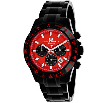 Đồng hồ Oceanaut Biarritz Chronograph Quartz Red Dial OC6115 Nam Chính hãng Sale giá Rẻ tại XaXi World