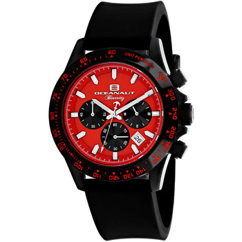 Đồng hồ Oceanaut Biarritz Chronograph Quartz Red Dial OC6115R Nam Chính hãng Sale giá Rẻ tại XaXi World