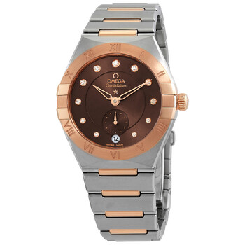 Đồng hồ Omega Constellation Automatic Chronometer Diamond Mặt Nâu 131.20.34.20.63.001 Nữ Chính hãng Sale giá Rẻ tại XaXi World