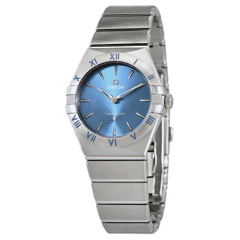 Đồng hồ Omega Constellation Quartz Mặt Xanh 131.10.28.60.03.001 Nữ Chính hãng Sale giá Rẻ tại XaXi World