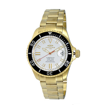Đồng hồ Oniss Automatic Mặt Trắng ON5588-88-GWTBK Nam Chính hãng Sale giá Rẻ tại XaXi World