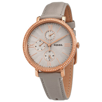 Đồng hồ Fossil Open Box - Fossil Jacqueline Chronograph Quartz Mặt Xám Pha Lê ES5097 Nữ Chính hãng Sale giá Rẻ tại XaXi World