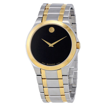 Đồng hồ Movado Open Box - Movado Collection Mặt Đen Dây Demi 0606896 Nam Chính hãng Sale giá Rẻ tại XaXi World