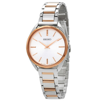 Đồng hồ Seiko Open Box - Seiko Conceptual Quartz Mặt Bạc SWR034P1 Nữ Chính hãng Sale giá Rẻ tại XaXi World