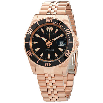 Đồng hồ Technomarine Open Box - Technomarine Sea Automatic Mặt Đen TM-219054 Nam Chính hãng Sale giá Rẻ tại XaXi World
