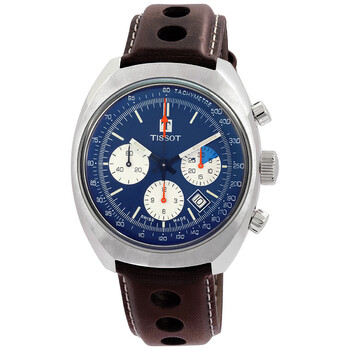 Đồng hồ Tissot Open Box - Tissot Heritage Chronograph Automatic Mặt Xanh T124.427.16.041.00 Unisex Chính hãng Sale giá Rẻ tại XaXi World