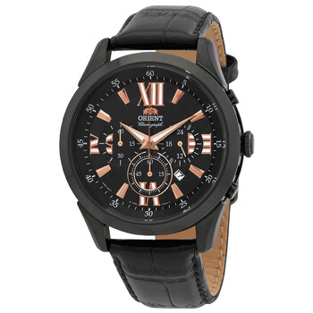 Đồng hồ Orient Chronograph Quartz Mặt Đen FTW04005B0 Nam Chính hãng Sale giá Rẻ tại XaXi World
