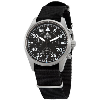 Đồng hồ Orient Flight Chronograph Quartz Mặt Đen RA-KV0502B10B Nam Chính hãng Sale giá Rẻ tại XaXi World