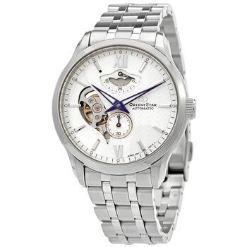 Đồng hồ Orient Star Automatic Open Heart Mặt Bạc RE-AV0B01S00B Nam Chính hãng Sale giá Rẻ tại XaXi World