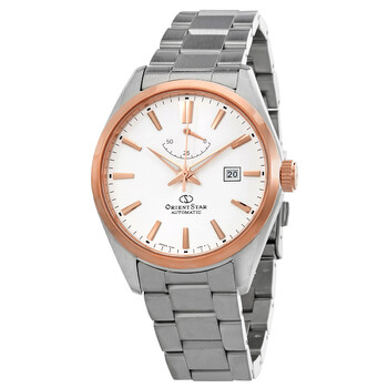 Đồng hồ Orient Star Automatic Mặt Trắng Basic Date RE-AU0401S Nam Chính hãng Sale giá Rẻ tại XaXi World