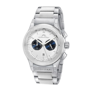 Đồng hồ Porsamo Bleu Austin Chronograph Quartz Mặt Trắng 1021BAUS Nam Chính hãng Sale giá Rẻ tại XaXi World